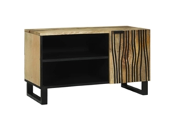 Vidaxl Unidades De Tv 80 X 33 X 46 Cm Castanho Derivados De Madeira
