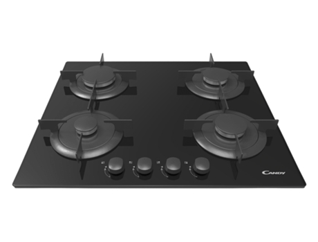 Placa de Gás CANDY Cvg 64 Spn (Gás Natural - 59.5 cm - Preto)