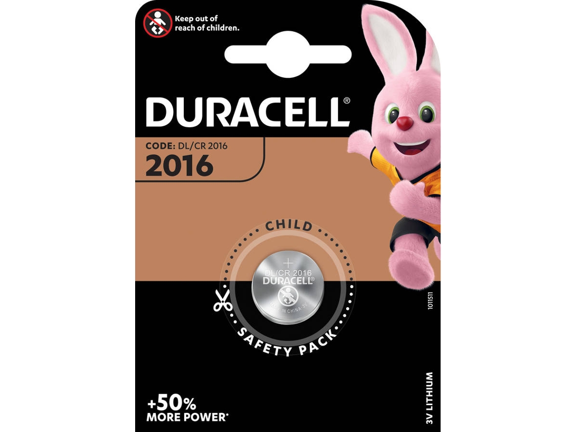 Pilha Não Recarregável DURACELL 2016 K1 (1 unidade)