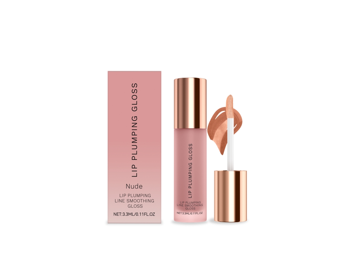 Brilho Labial Nude Hidratante Macio