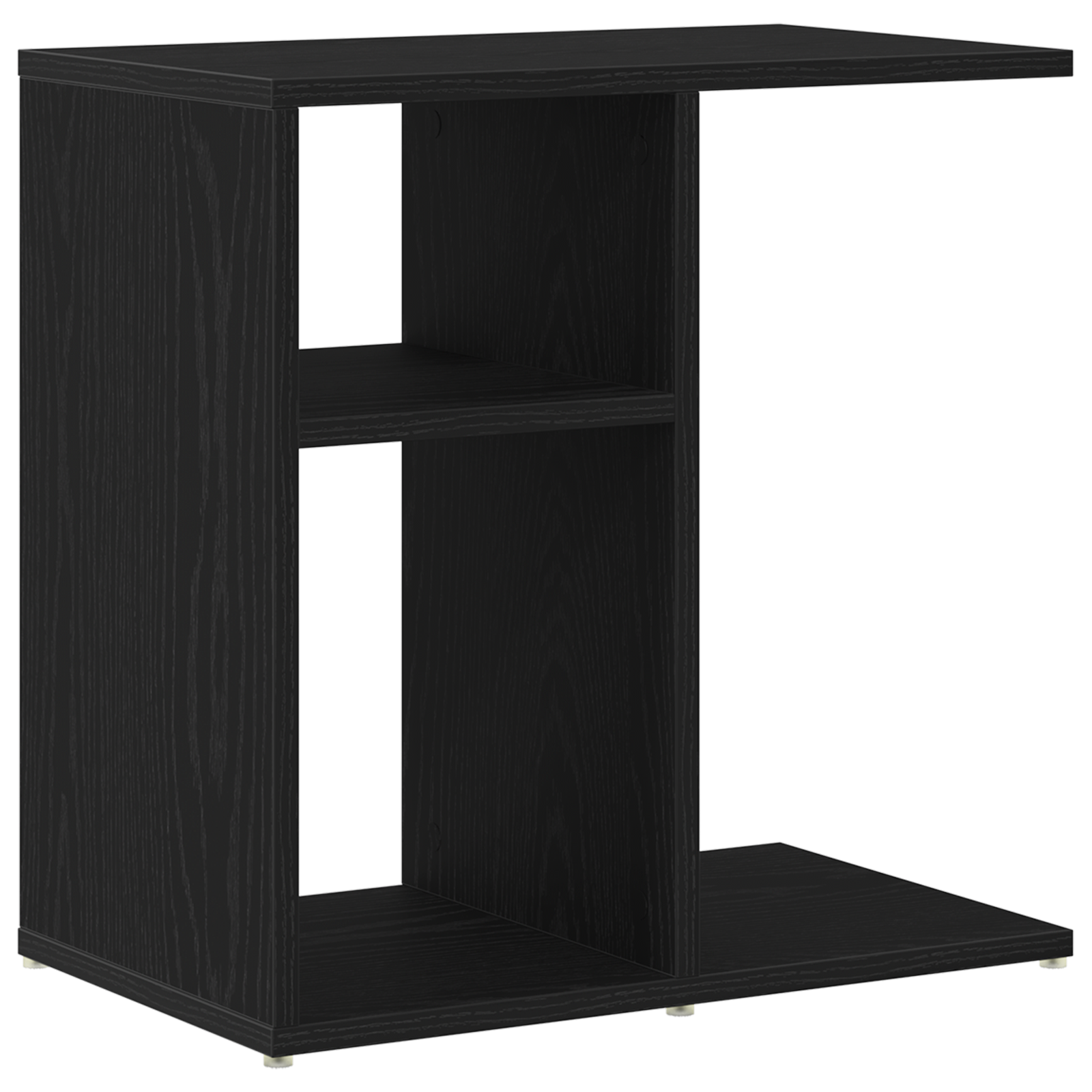 Conjunto 1 Mesa Lateral Vidaxl Preto Derivados De Madeira (50 X 30 X 50 Cm)