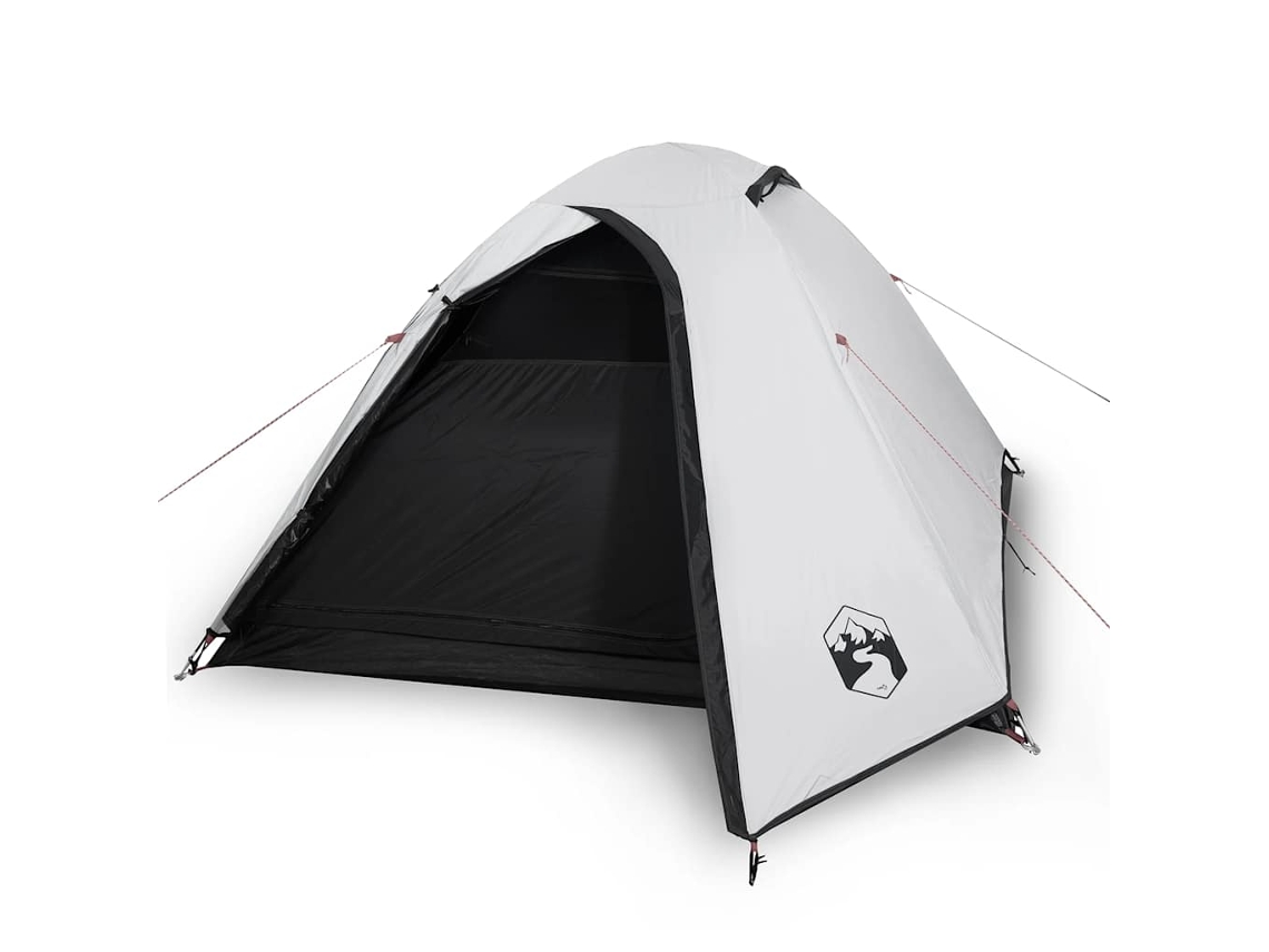 Tenda de campismo p/ 2 pessoas VIDAXL tecido opaco impermeável branco