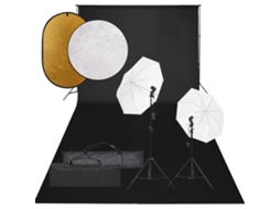 Photo Studio Kit, Photo Studio Kits Vidaxl Preto Alumínio (600 X 300 Cm)