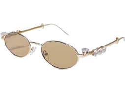 Óculos de Sol Decorativos com Strass Estilo Hip Hop SFUSHOS