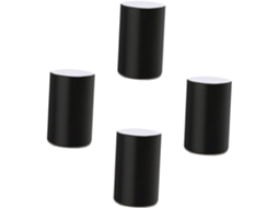 Conjunto De 4 Suportes Redondos Aço Para Móveis, Antiderrapantes, Com Absorção De Impacto E Redução Ruído, Suporte