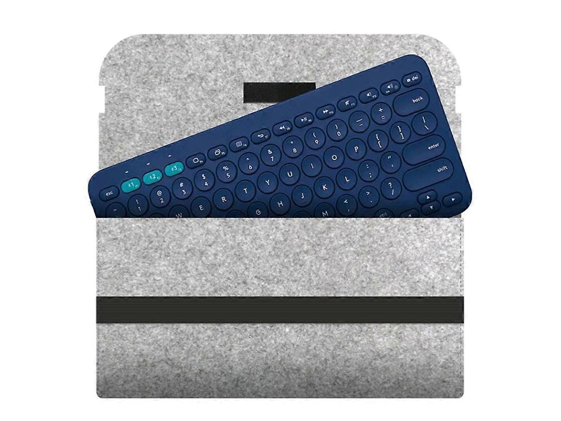 Bolsa De Feltro De Lã Para Teclado Sem Fio K380 K480 Everley891