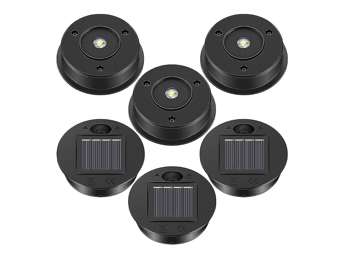 Pack de 6 Luzes Solares SINI TECH STORE, substituição, tampa superior e peças, compatível com modelo Out a