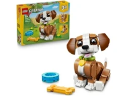 Lego® 31382 Creator 3em1 Cachorrinho – Animal Que Vira Esquilo Ou Pato
