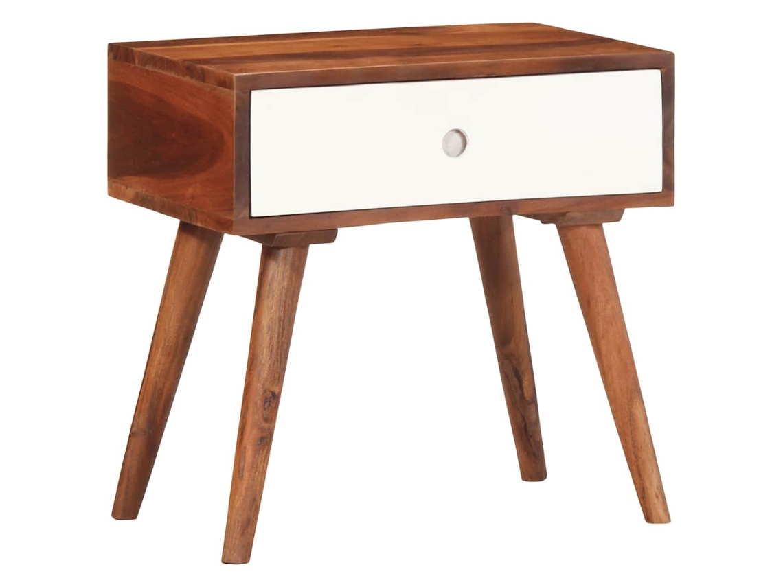 Vidaxl Mesa De Apoio 45x30x45 Cm Madeira De Acácia Maciça