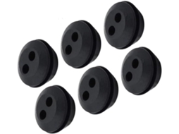 Conjunto De 6 Arruelas Bêbadas Com 2 Furos Para Vedação Combustível,