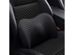 Lurelia Suporte Lombar Para Cadeira E Carro Ergonómico Memória Preto V1059
