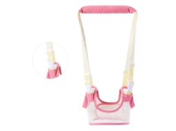 Primerox arnês de Segurança para Bebê Andar Rosa Confortável Respirável com Cordão para Crianças 6 19 Meses