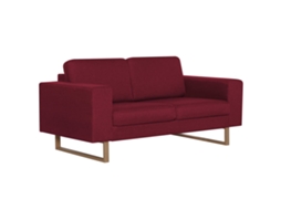 Sofa, Sofas Vidaxl Vermelho Tecido (n/a)