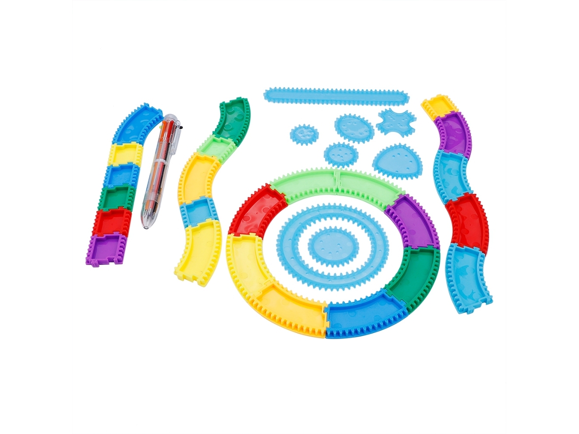 Primerox régua de Desenho Espiral Brinquedo Inteligente Tábua Artística para Crianças Kids