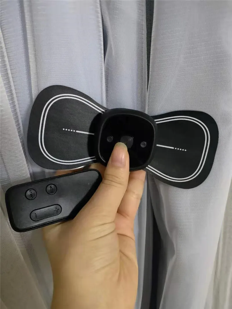 Mini Massageador Elétrico Portátil Para Pescoço, Estimulador De Massagem Cervical, Alívio Da Dor, Cuidado Com A Saúde, Adesivo Inteligente.