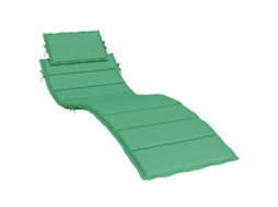Sun Lounger Cushion, Sun Lounger Cushions Vidaxl Verde Tecido (n/a)
