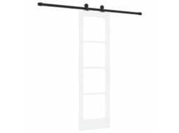 Conjunto 1 Porta Moderna Vidaxl Branco Madeira De Pinho Maciça (61 X 198,5 Cm)