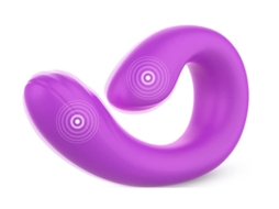 Vibrador Feminino De Controle Remoto Sem Fio, Massageador Vestível Invisível Compartilhado Por Casal, Estimulação Do Clitóris, Roxo