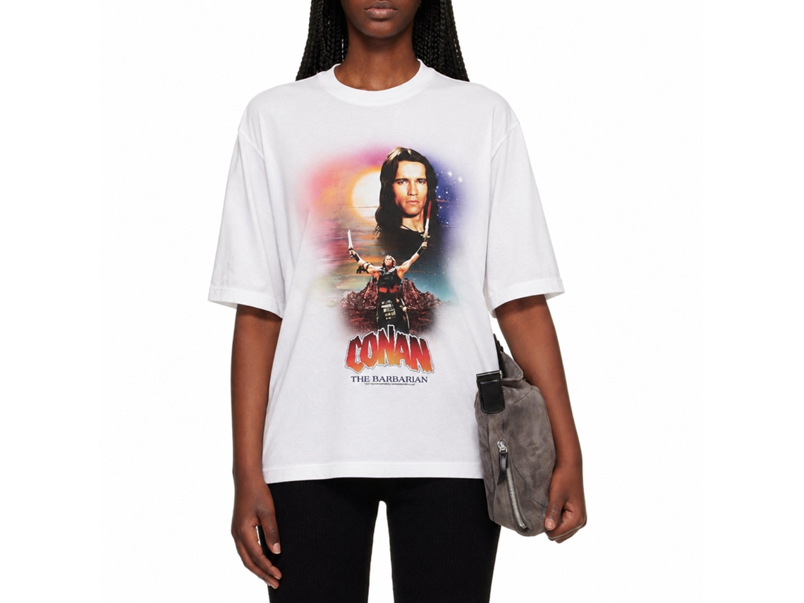 Rockinstone Conan Enough Said White Adult T-shirt Size:m