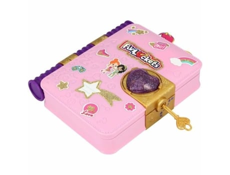 Diário Com Acessórios Funlockets Cor De Rosa