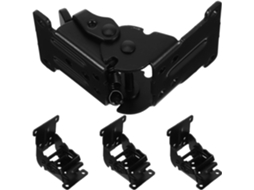 Doitool 4 Dobradiças Triangulares Dobráveis Em Aço Para Portas De Armários Com Design Travamento Automático Mesas E