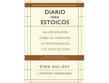 Livro Diario Para Estoicos de Ryan Holiday (Español)