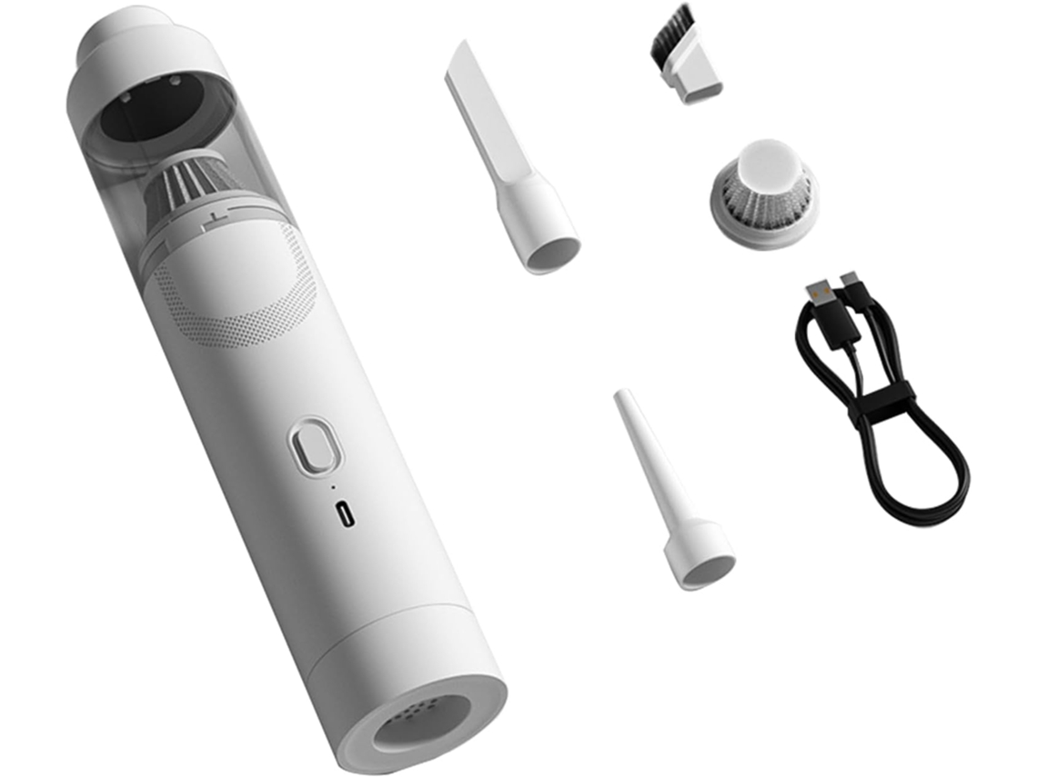 Aspirador De Pó Portátil Sem Fio 11000pa Com Sucção Potente Para Carro E Casa Funcionamento Via Usb Tipo C