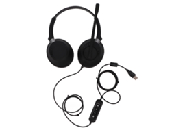 Aetheria fone de Ouvido Usb para Pc com Microfone Cancelamento de Ruído Ajuste de Volume para Jogos e Comunicação