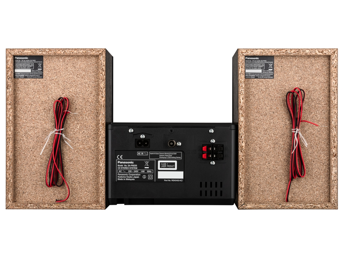 Aparelhagem Hi-Fi PANASONIC SC-PM250EC-S | Worten.pt