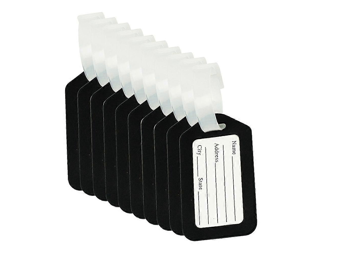 Etiquetas de Silicone BRILVIBERA, com placa de identificação, pacote com 2