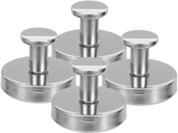 Conjunto De 4 Ganchos Aço Inoxidável Com Ventosa Para Pendurar