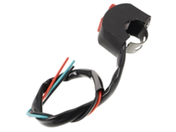 Conjunto De 4 Interruptores De Farol Elétrico Para Motocicleta Com Botão De Guidão Preto, Controle De Luz