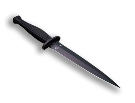 Spartan Blades George Raider Dagger All Black Knife Superbulk