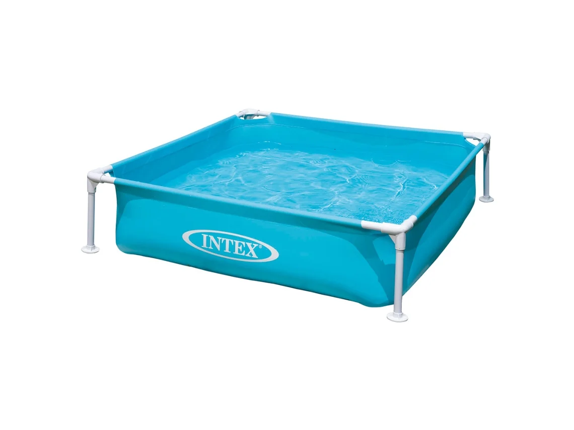 Piscina mini frame INTEX  azul +2 anos (122x122x30 cm)
