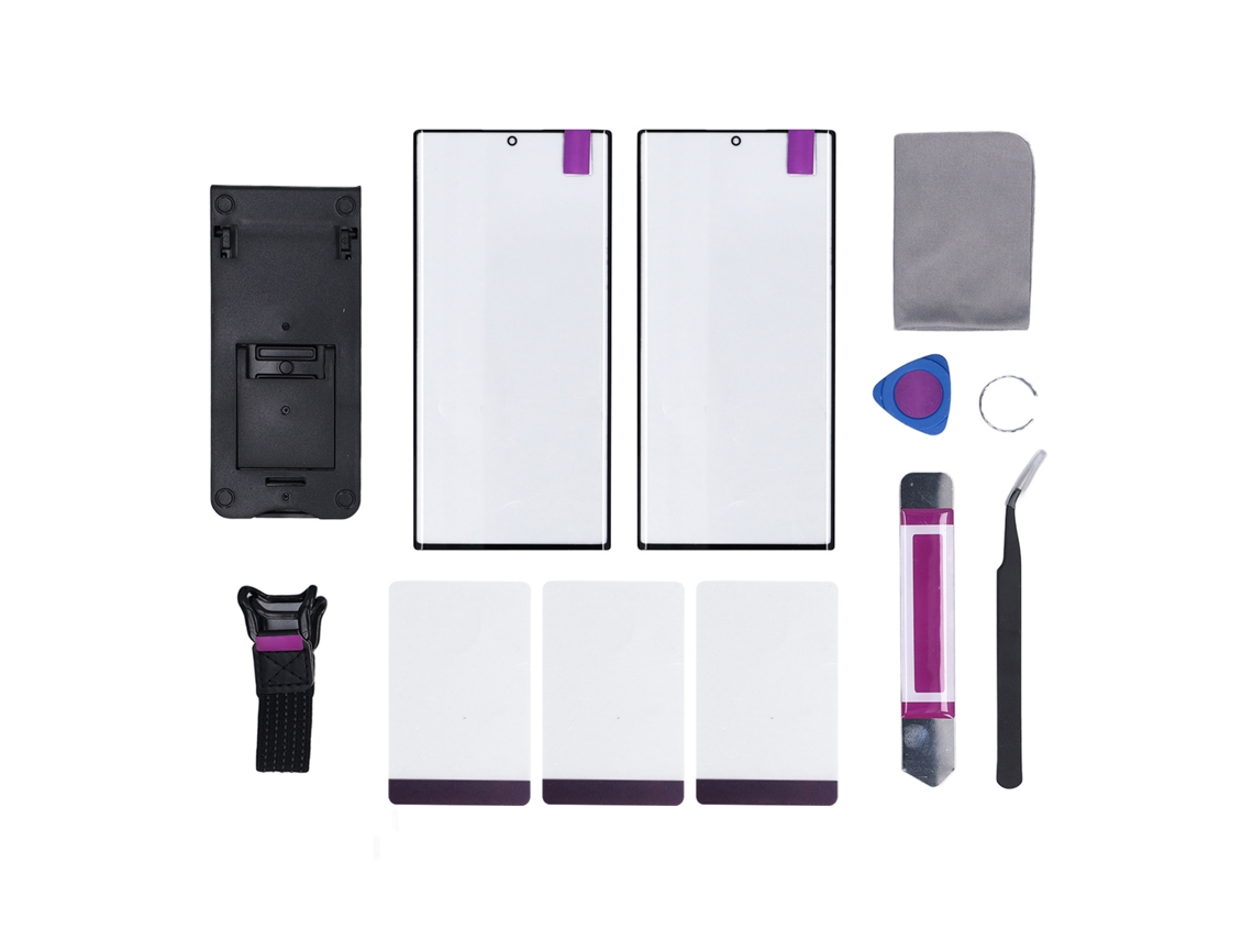 Aetheria 2pcs Tela Vidro Frontal Externo para Galaxy S22 Ultra com Kit Ferramentas Reparo
