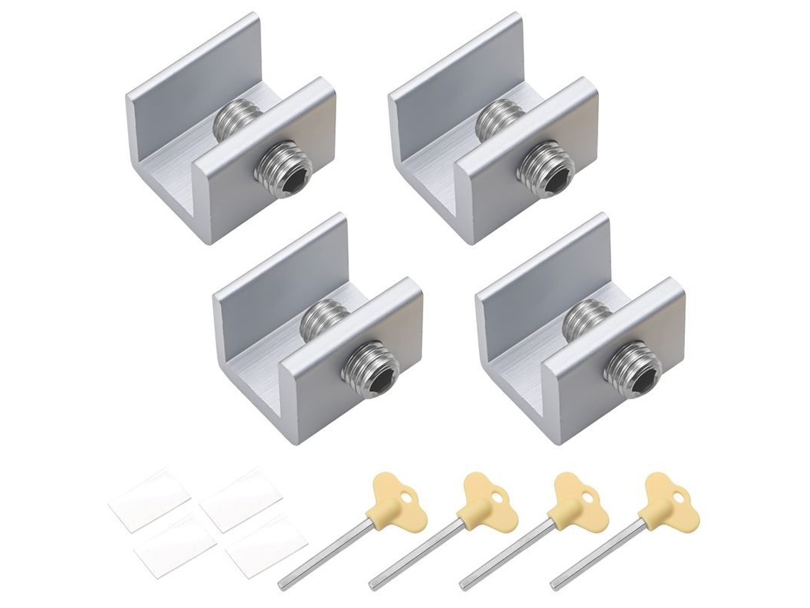 4 Travessas De Janela Deslizante Travessas De Porta Restrições De Janela Fechaduras Anti-roubo Segurança Infantil