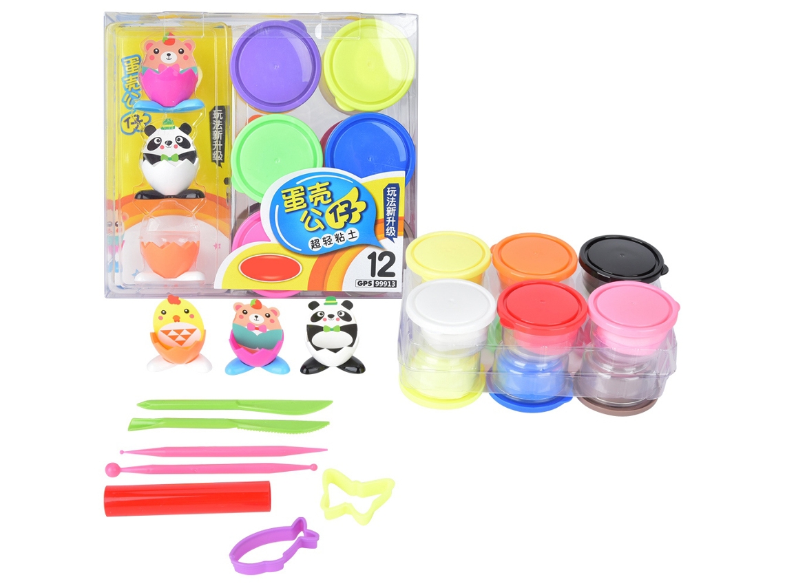 Arcilla Modeladora Multicolor Arcilla Suave Ferramentas Manuais Brinquedo Educativo Para Crianças