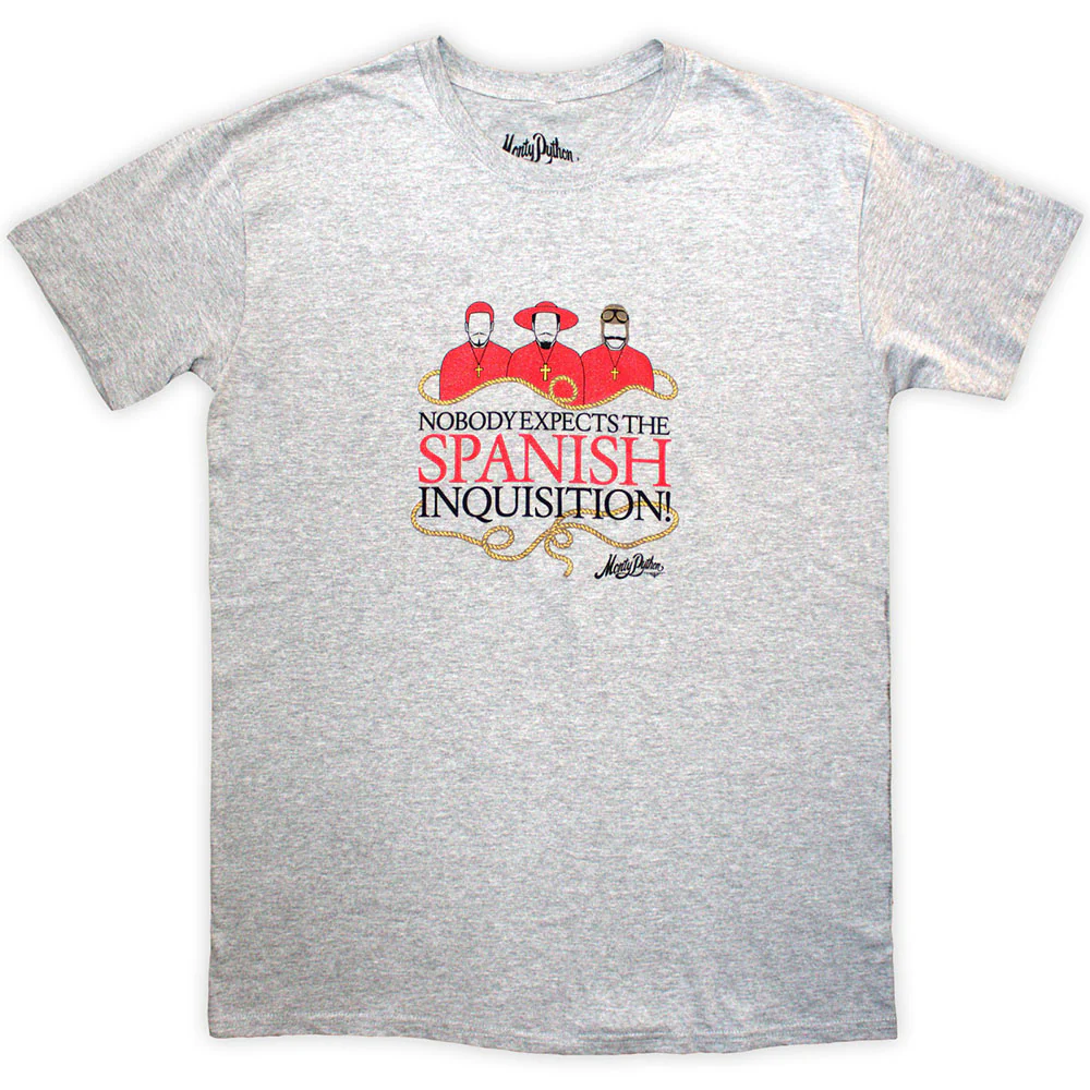 Rockinstone Monty Python Inquisition T-shirt Classic（m）