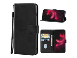 Capa De Couro Básica Para Sharp Aquos Zero 5g (vermelha)