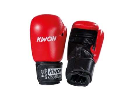 Luvas de Boxe KWON CLUBLINE Unisexo (10 - Couro - Multicor)