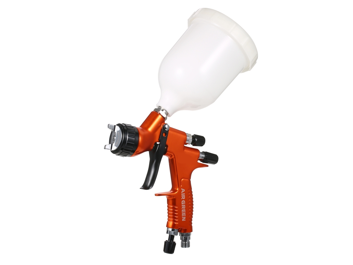 Laxiscreed Pistola De Pintura De Baixa Pressão Com Reservatório De 600ml E Bico De 1.3mm