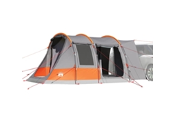 Vidaxl Tenda De Campismo P/ 2 Pessoas Impermeável Cinzento/laranja