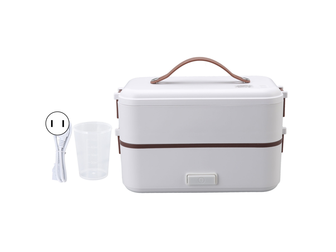 Caixa Térmica Elétrica Portátil 0.8l Duas Camadas Aquecimento Rápido 20 Minutos Plug Us 110v