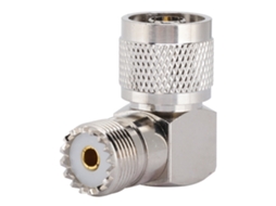 Adaptador Coaxial De Ângulo Retto N Macho Para M Fêmea Conector Uhf Para Antena
