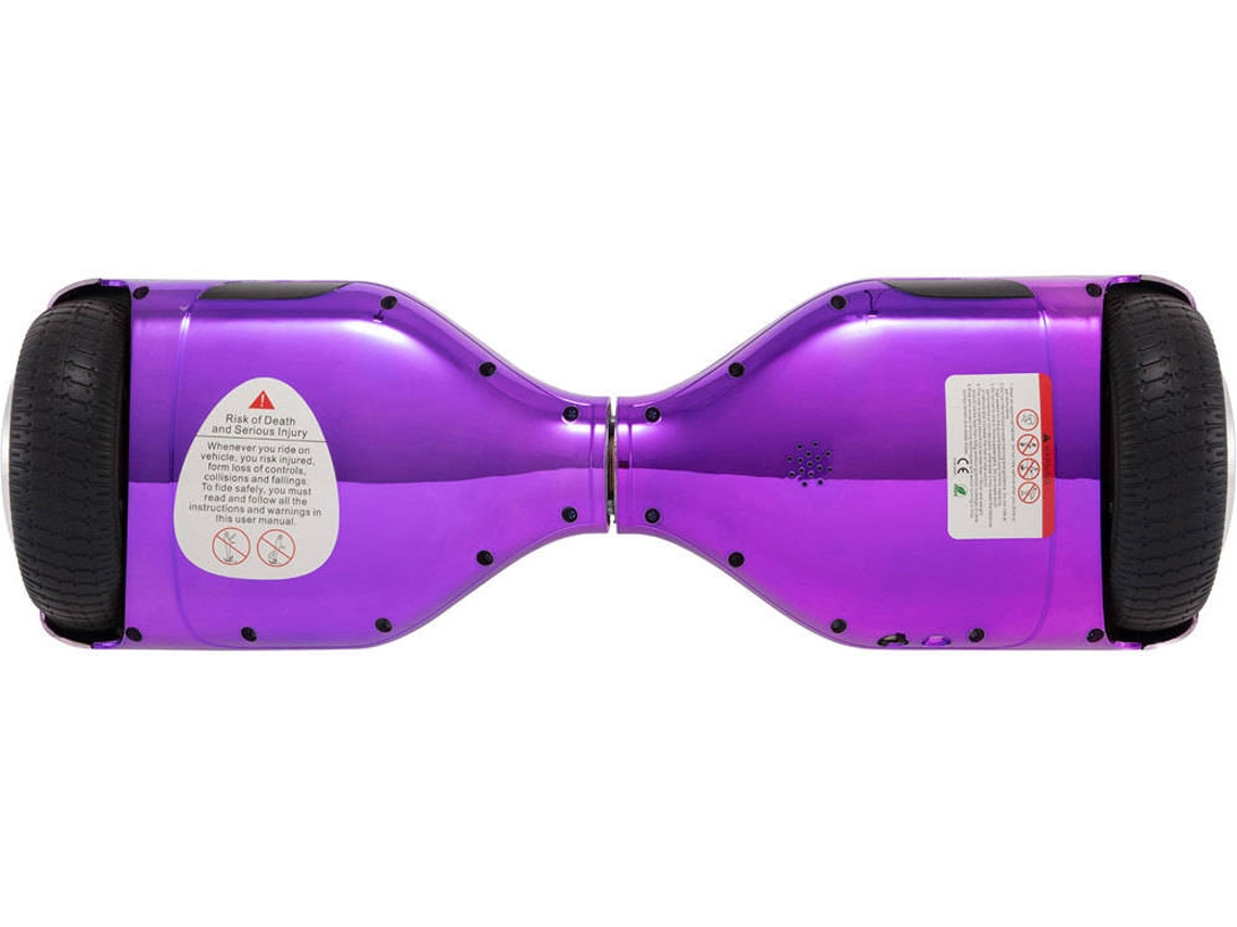 Hoverboard ERIDES TLC18 Lilás (Autonomia 3060 min Velocidade Máx