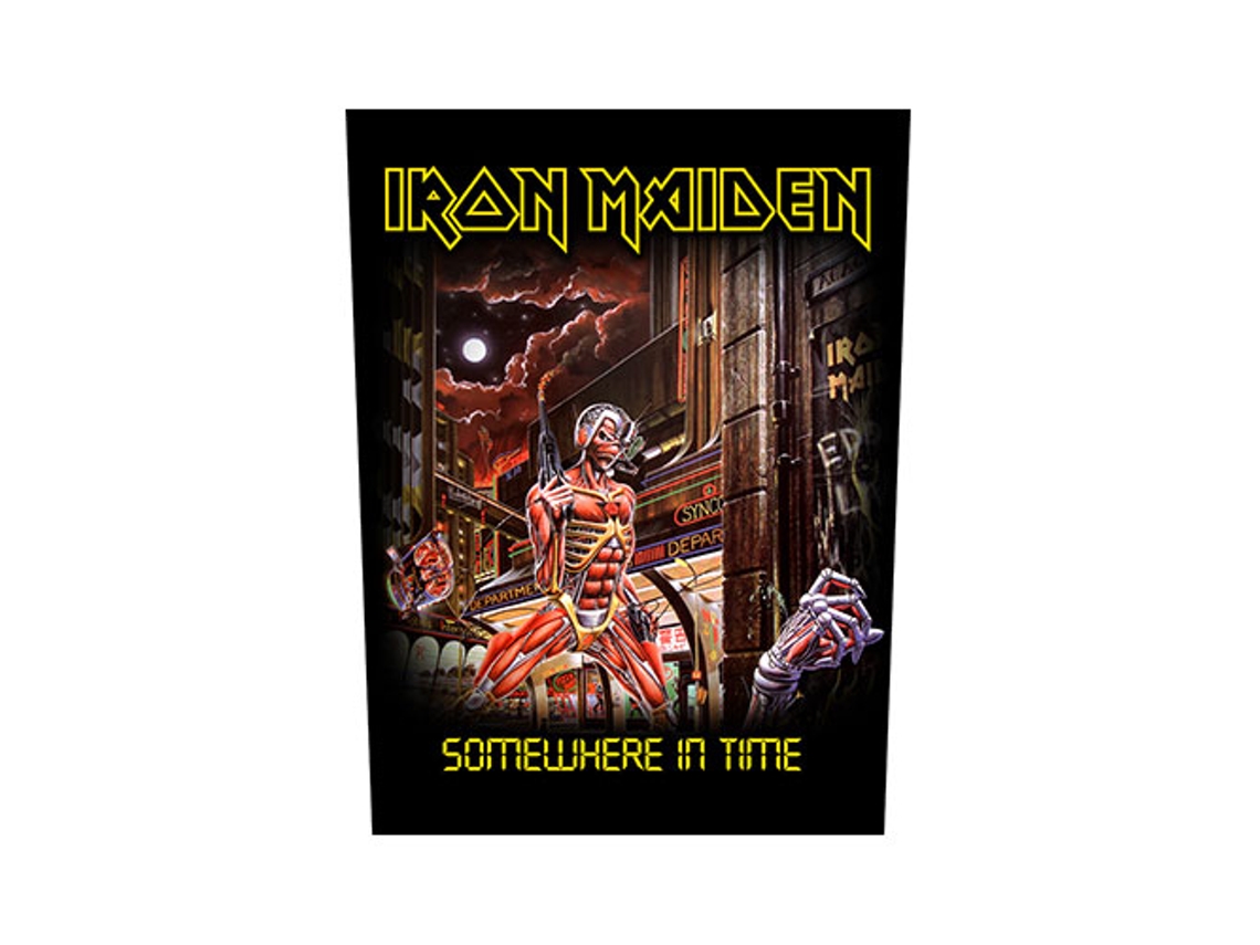 Emblema para Costas ROCK OFF Iron Maiden Somewhere In Time