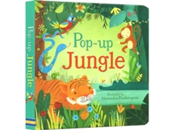 Primerox livro Pop up Infantil com Padrões de Desenhos Animados 3d Brinquedo Educativo e Presente para Crianças