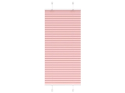 Vidaxl Rosa Plissada Cega 60x100 Cm Largura Tecido 59,4 Cm Poliéster