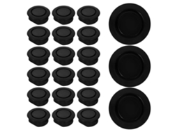 Round Pretas Tampas, Manter Faces, Adequado para condução diária.