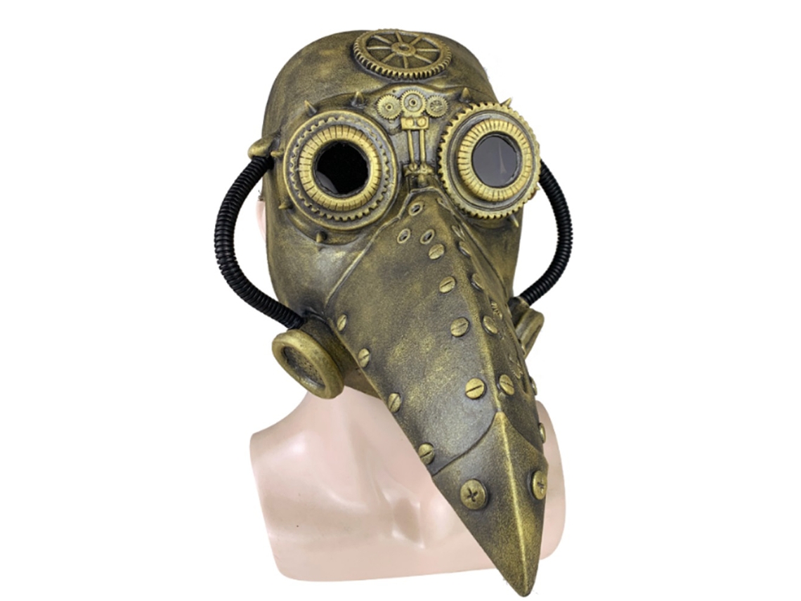 Máscara Steampunk Laxiscreed Doutor Da Peste Com Bico Para Cosplay E Eventos